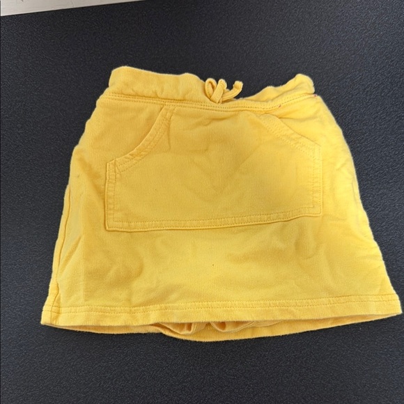 Sunny Yellow Skirt with Front Pocket - Picture 1 of 2